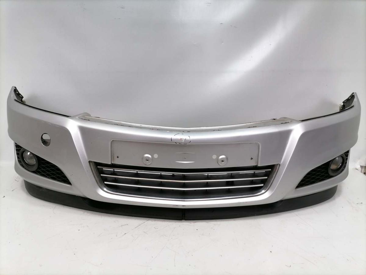 Opel Astra H original Stoßstange Stossfänger vorn Z157 Starsilber Facelift Bj.2007